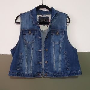 Forever 21 Plus Size Denim Vest